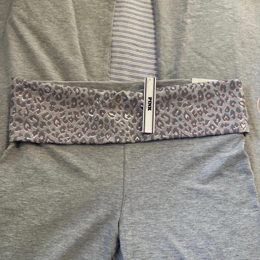 Y2K Victoria's Secret All Day Cotton Foldover Waist Flare Yoga Pants - Picture 4 of 7